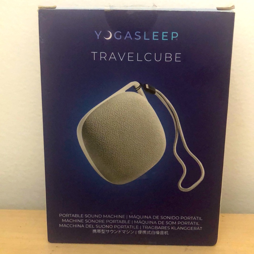 Travel cube portable multi sound machine 6 soothing sounds options and timer